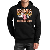 Grumpa Birthday Crew Farm Animal Bday Party Celebration Unisex Hoodie | Artistshot