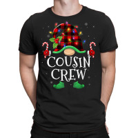 Cousin Crew Gnome Buffalo Plaid Family Christmas Pajama T-shirt | Artistshot