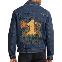 This Is My 1st Halloween Costume First Halloween 2022 Bats Premium T S Men Denim Jacket | Artistshot