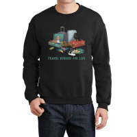 Cavalier King Charles Spaniel Travel Design Crewneck Sweatshirt | Artistshot