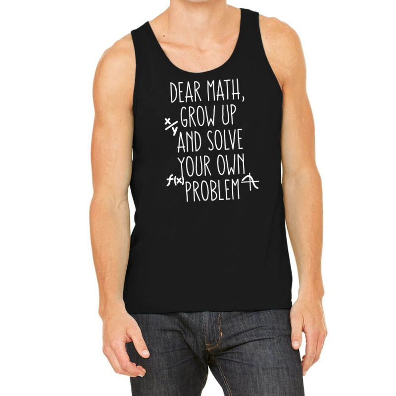 Funny Math Gift For Girls Boys Teen Adult Teacher College Tank Top | Artistshot