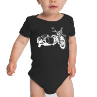 Sidecar Motorcycle  Vintage 3 Wheel Motorbike Tee T Shirt Baby Bodysuit | Artistshot