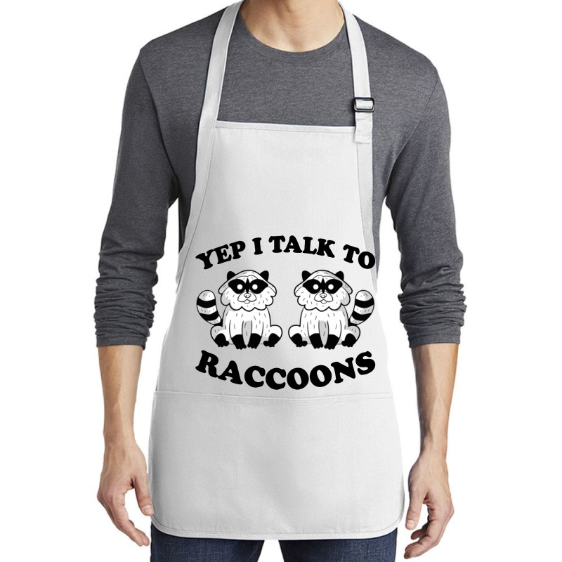 Raccoon Medium-length Apron | Artistshot