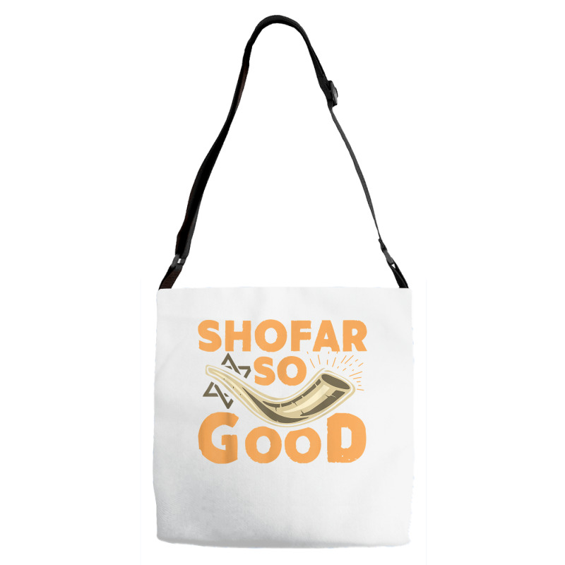 Shofar So Good Funny Rosh Hashanah Jewish Holiday Gift T Shirt Adjustable Strap Totes | Artistshot