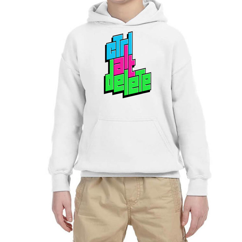 Funny Pc Nerd Ctrl Alt Del Tee  Control Alt Delete Youth Hoodie by AuturoMedero | Artistshot