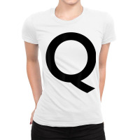 Capital Letter Q Tshirt For Spelling And Creating Words Ladies Fitted T-shirt | Artistshot