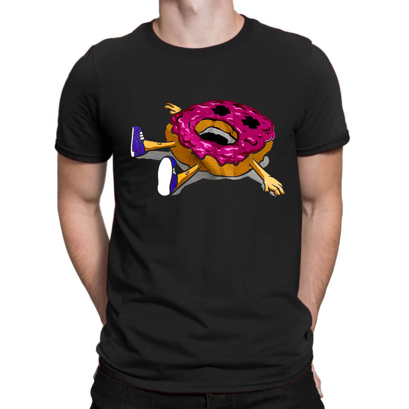 Donut Addict, Creepy, Dark Humor Pastry, Dead Frosted Donut, Funny Dan T-shirt | Artistshot