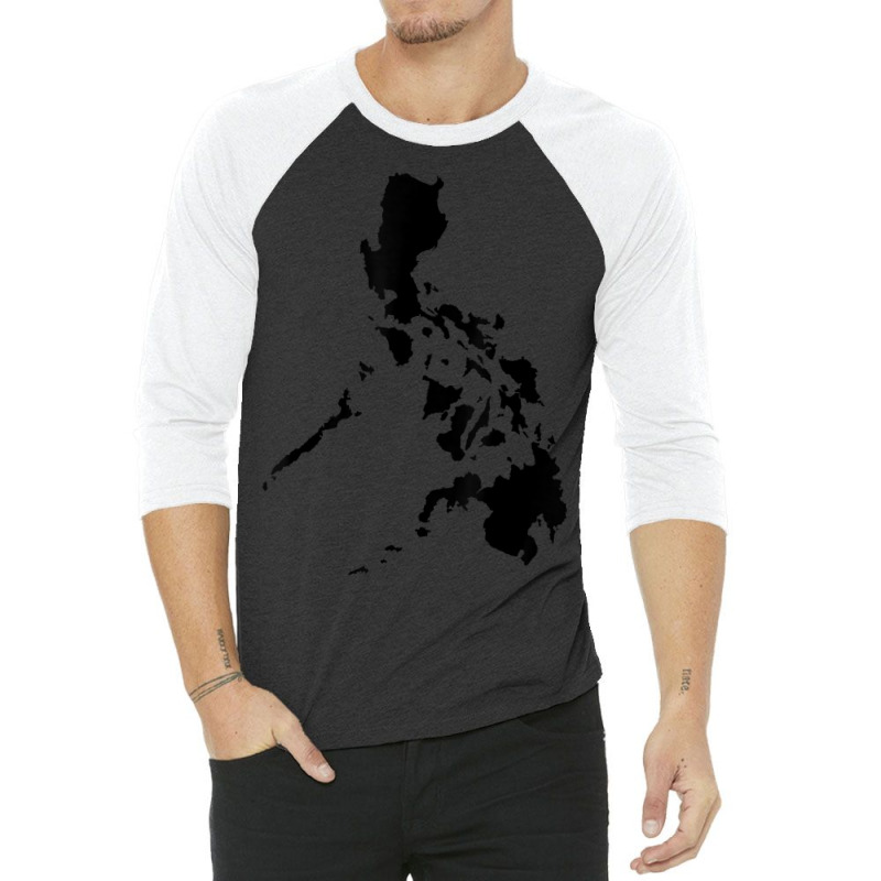 Philippine Map Shirt 3/4 Sleeve Shirt | Artistshot