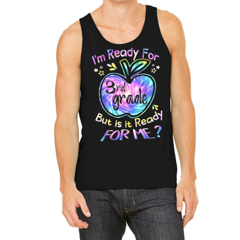 Ready For 3rd Grade Tie Dye Back To School Hello Third Grade Tank Top | Artistshot