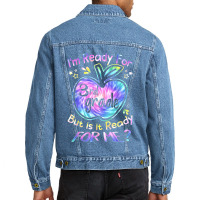 Ready For 3rd Grade Tie Dye Back To School Hello Third Grade Men Denim Jacket | Artistshot
