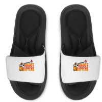 Shoot Happens Clay Pigeon Trap Shooting Sports Clay Shooting T Shirt Slide Sandal | Artistshot