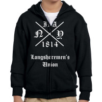 Longshoremen's Union 1814 New York Longshoreman Pullover Hoodie Youth Zipper Hoodie | Artistshot