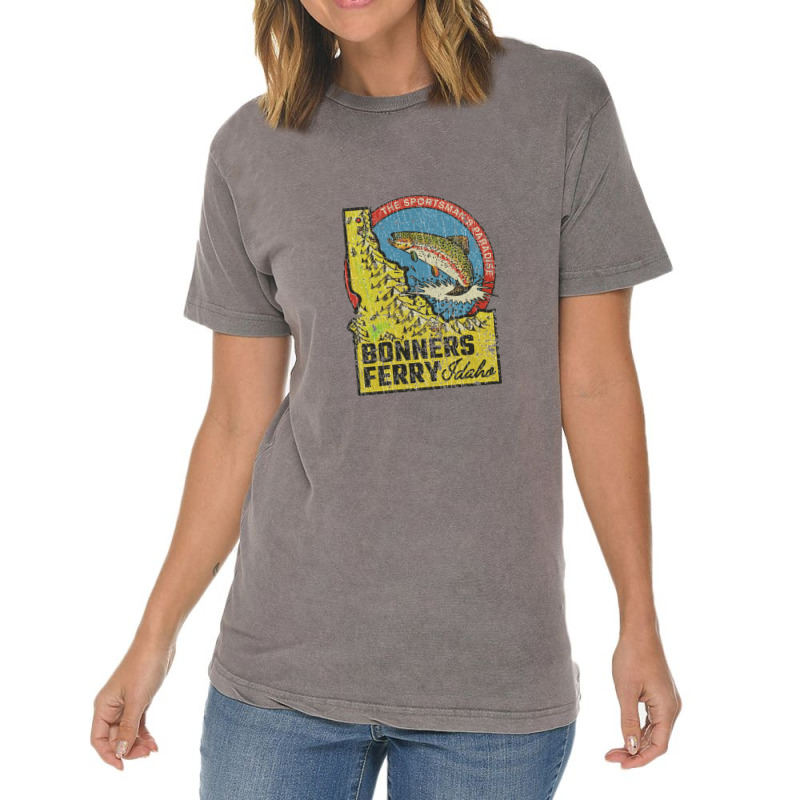 Bonners Ferry Sportsman's Paradise 1893, Fishing Vintage T-Shirt by metengs | Artistshot