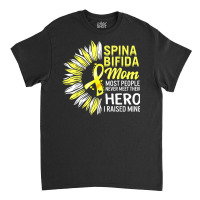 Spina Bifida Mom Of A Warrior Awareness Strong Women Mother T Shirt Classic T-shirt | Artistshot