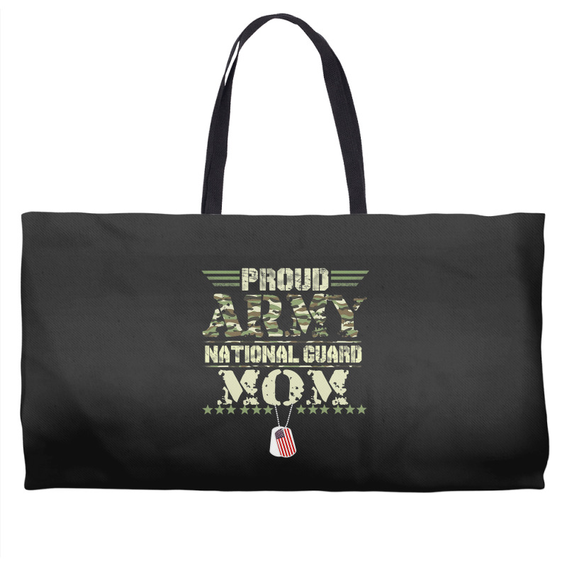 Proud Army National Guard Mom Usa Military Veteran Mothers Weekender Totes | Artistshot