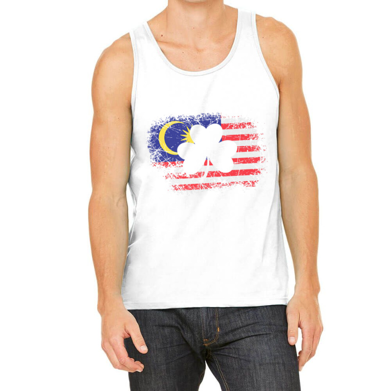 Malaysian Flag Irish Shamrock Clover Malaysia T Shirt Tank Top by cm-arts | Artistshot