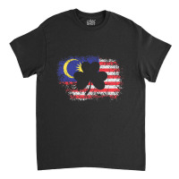 Malaysian Flag Irish Shamrock Clover Malaysia T Shirt Classic T-shirt | Artistshot