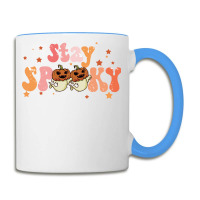 Stay Spooky T  Shirt Funny Halloween Costume Cute Ghost Pumpkin Stay S Coffee Mug | Artistshot