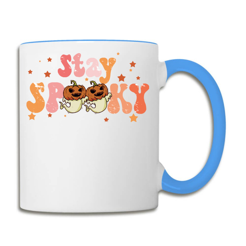 Stay Spooky T  Shirt Funny Halloween Costume Cute Ghost Pumpkin Stay S Coffee Mug | Artistshot