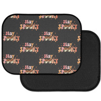 Stay Spooky T  Shirt Funny Halloween Costume Cute Ghost Pumpkin Stay S Rear Car Mat | Artistshot