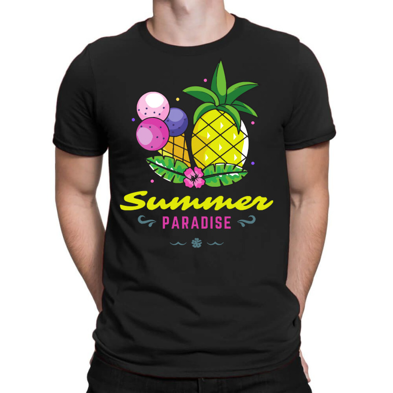 Summer Paradise T  Shirtsummer Paradise, Summer Lovers Gift, Colorful T-shirt | Artistshot