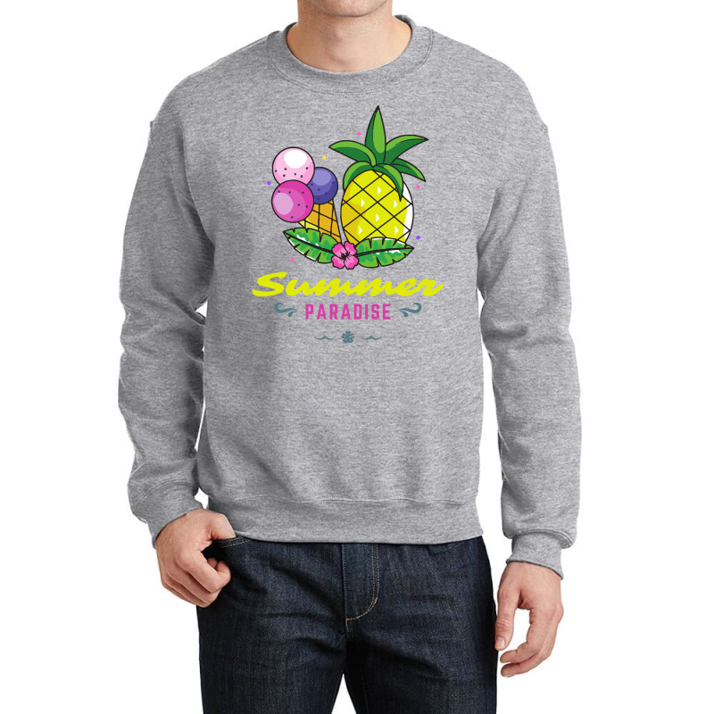 Summer Paradise T  Shirtsummer Paradise, Summer Lovers Gift, Colorful Crewneck Sweatshirt | Artistshot