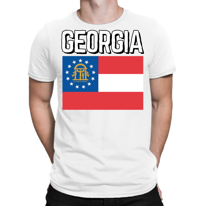 Georgia State Flag Unisex Soft Shirt