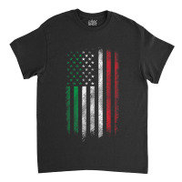 Italy Usa Flag 4th Of July Patriotic American Italian Flag T-shirt Classic T-shirt | Artistshot