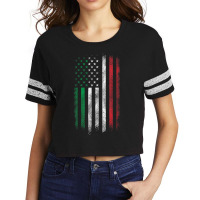 Italy Usa Flag 4th Of July Patriotic American Italian Flag T-shirt Scorecard Crop Tee | Artistshot