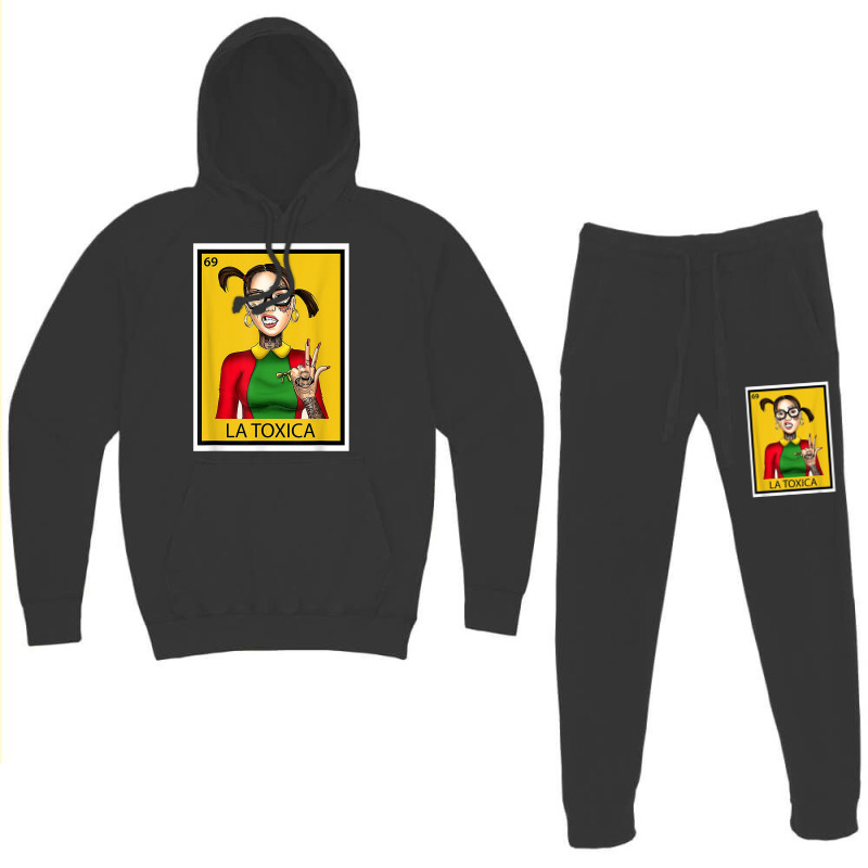 Mexican La Tóxica Lottery Card Funny Tattoos Girls Vintage T Shirt Hoodie & Jogger set by cm-arts | Artistshot