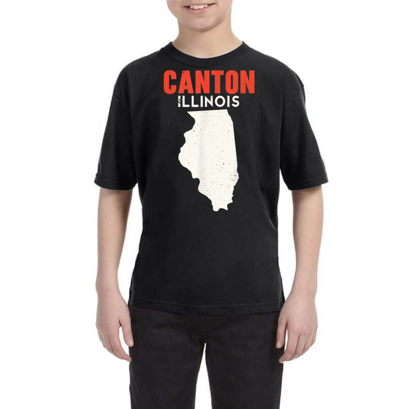 Canton Illinois Usa State America Travel Illinoisan Youth Tee | Artistshot