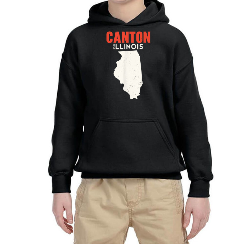 Canton Illinois Usa State America Travel Illinoisan Youth Hoodie | Artistshot