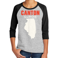 Canton Illinois Usa State America Travel Illinoisan Youth 3/4 Sleeve | Artistshot