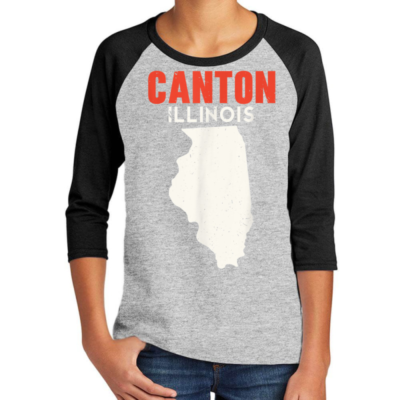 Canton Illinois Usa State America Travel Illinoisan Youth 3/4 Sleeve | Artistshot