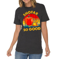 Shofar So Good Vintage Jewish Tee Rosh Hashanah T Shirt Vintage T-shirt | Artistshot