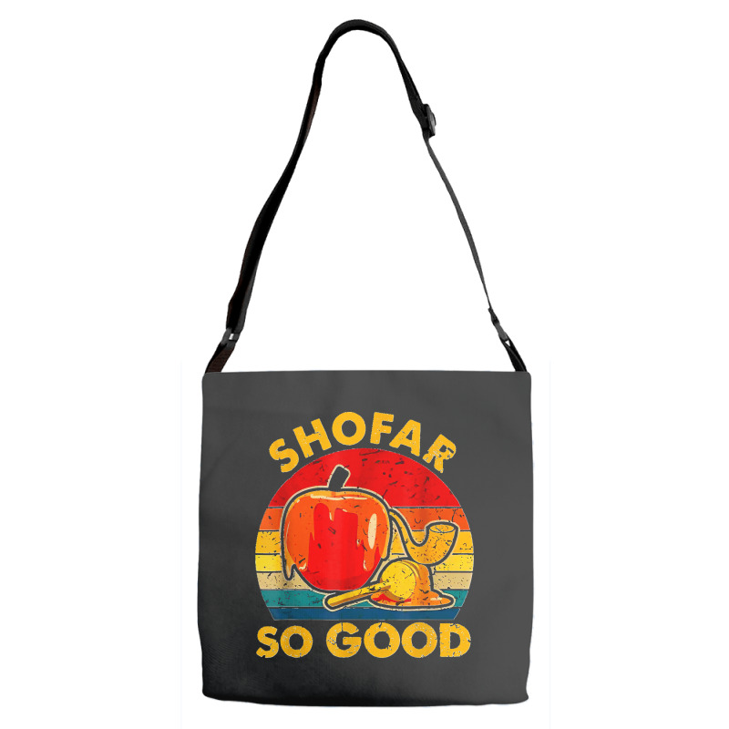 Shofar So Good Vintage Jewish Tee Rosh Hashanah T Shirt Adjustable Strap Totes | Artistshot