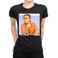 Richard Dawson 1978 Color Photo Classic Ladies Fitted T-shirt | Artistshot