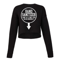 Mens Hand Sanitizer Adult Humor Funny Dirty Jokes Sarcastic T Shirt Cropped Sweater | Artistshot