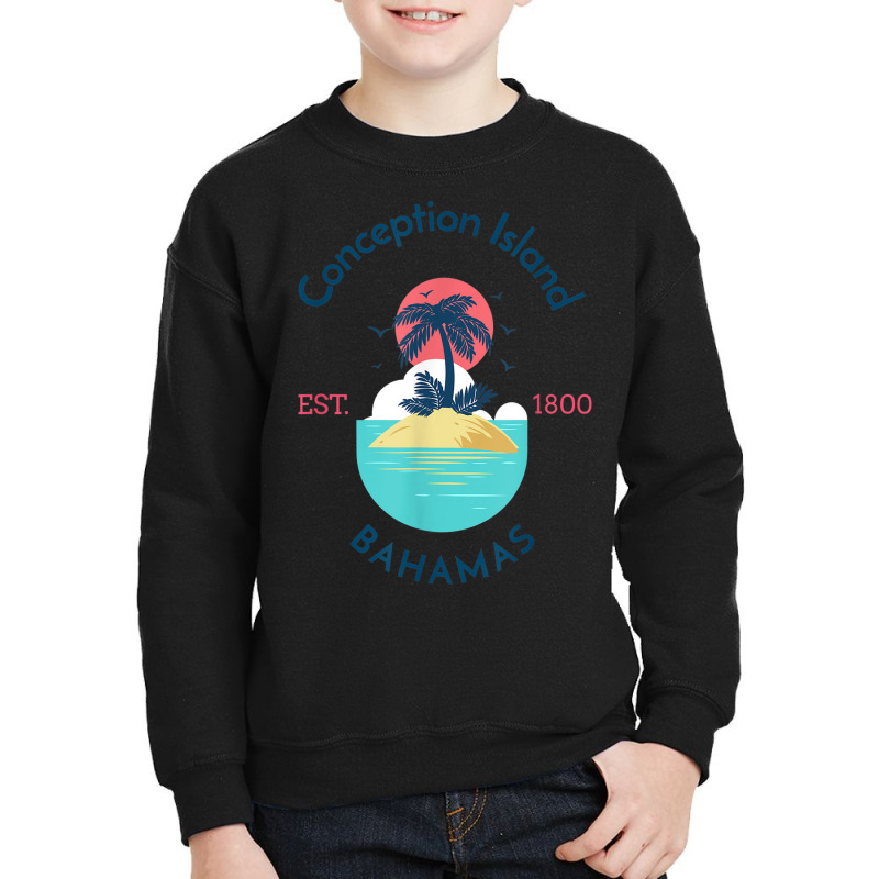 Conception Island Islet In The Bahamas Youth Sweatshirt | Artistshot