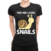 Cute Snail For Kids Boys Land Sea Freshwater Snail Lovers Ladies Fitted T-shirt | Artistshot