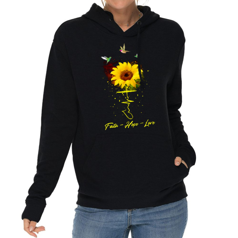 Sunflower Faith Hope Love T  Shirt Sunflower Faith Hope Love T  Shirt Lightweight Hoodie | Artistshot