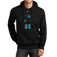 Butterfly Monarch Pack Butterflies T  Shirt Blue Morpho Butterfly Love Unisex Hoodie | Artistshot