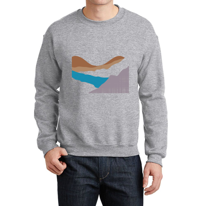 Sunset T  Shirtmountain Art T  Shirt Crewneck Sweatshirt | Artistshot