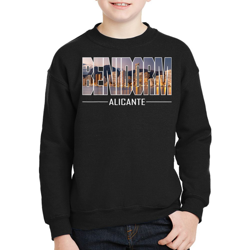 Benidorm, Province Of Alicante, Summer Holidays T Shirt Youth Sweatshirt by cm-arts | Artistshot