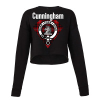 Cunningham Clan Scottish Name Coat Of Arms Tartan Sweatshirt Cropped Sweater | Artistshot