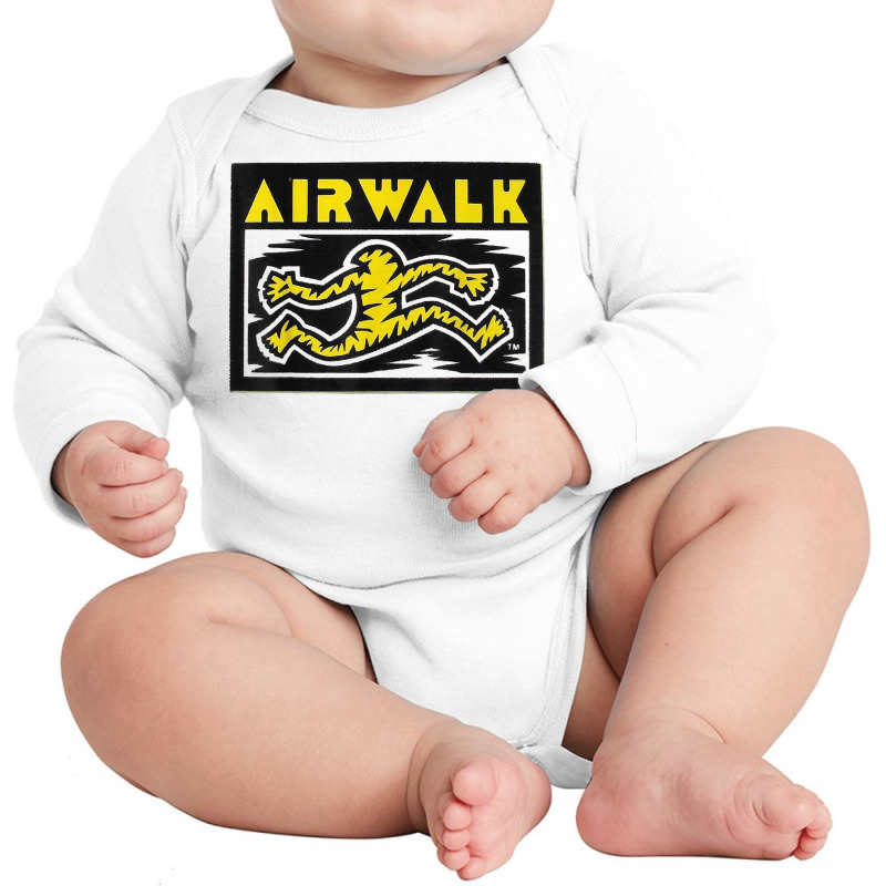 Running Man Airwalks Shoes Skateboard T Shirt Long Sleeve Baby Bodysuit by cm-arts | Artistshot