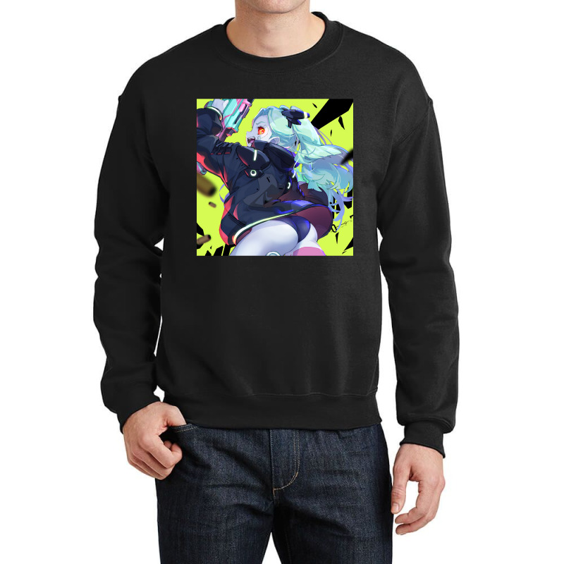 Cyberpunk Edgerunners Rebecca-mwoqs Crewneck Sweatshirt by webberkyla | Artistshot