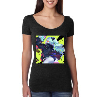 Cyberpunk Edgerunners Rebecca-mwoqs Women's Triblend Scoop T-shirt | Artistshot