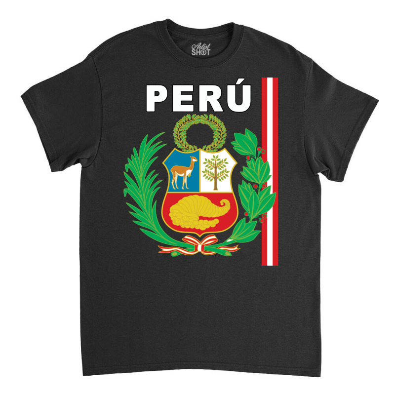 Peru Sports Style National Pride Heritage Sweatshirt Classic T-shirt by cm-arts | Artistshot