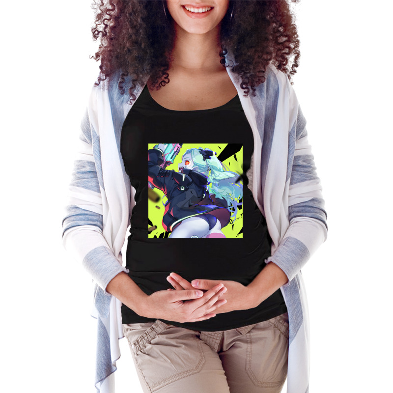 Cyberpunk Edgerunners Rebecca-mwoqs Maternity Scoop Neck T-shirt by webberkyla | Artistshot